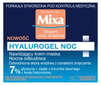 Mixa - HYALUROGEL NIGHT - Moisturizing Sleeping Pack for Sensitive Skin