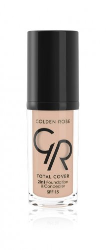 Golden Rose - Total Cover 2in1 Fundation & Concealer - Podkład i korektor w jednym  - 04 - BEIGE