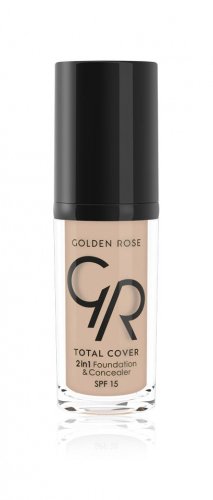 Golden Rose - Total Cover 2in1 Fundation & Concealer - Podkład i korektor w jednym  - 05 - COOL SAND