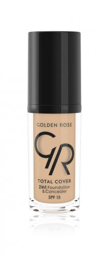Golden Rose - Total Cover 2in1 Fundation & Concealer - Podkład i korektor w jednym  - 11 - NUDE 