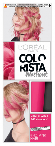 L'Oréal - COLORISTA Washout - #HOTPINKHAIR - Zmywalna koloryzacja - INTENSYWNY RÓŻOWY