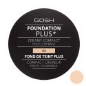 Gosh - FOUNDATION PLUS + - CREAMY COMPACT - 004 - NATURAL - 004 - NATURAL