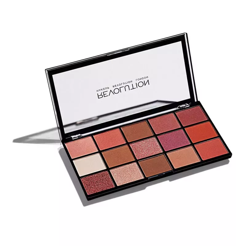 Палетка теней Makeup Revolution Reloaded Newtrals 2, 15 пигментированных оттенков — фото 3