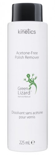 Kinetics - Acetone-Free Polish Remover - Green Lizard Apricot - Zmywacz do paznokci bez acetonu