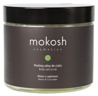 MOKOSH - BODY SALT SCRUB - MELON & CUCUMBER - Peeling solny do ciała - Melon z ogórkiem - 300 g