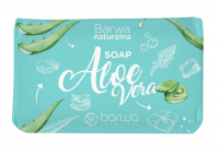 BARWA - BARWA NATURALNA - Aloe Vera SOAP - Mydło w kostce - Aloesowe 