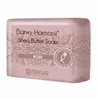 BARWA - BARWY HARMONII - Shea Butter Soap - ROSE - Różane mydło w kostce
