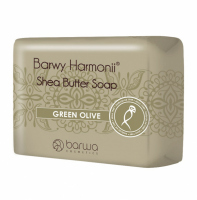 BARWA - BARWY HARMONII - Shea Butter Soap - GREEN OLIVE - Oliwkowe mydło w kostce