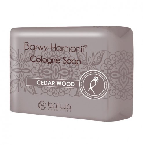 BARWA - BARWY HARMONII - Cologne Soap - CEDAR WOOD - Cedrowe mydło w kostce