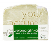 Your Natural Side - 100% naturalne mydło z zieloną glinką - 100 g