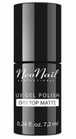 NeoNail - UV GEL POLISH - DRY TOP MATTE - Matowy, nawierzchniowy lakier hybrydowy bez przemywania - 7,2 ml