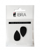 IBRA - MAKE UP BLENDER SPONGE - Zestaw dwóch mini gąbek do makijażu - CZARNE