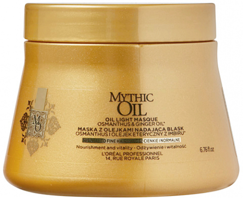 L'Oréal Professionnel - MYTHIC OIL - OIL LIGHT MASQUE ...