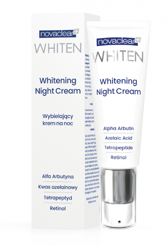 NovaClear - WHITENING NIGHT CREAM - Wybielający krem na noc