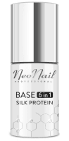NeoNail - BASE 6in1 - SILK PROTEIN - Proteinowa baza pod lakier hybrydowy 6w1 - 7,2 ml