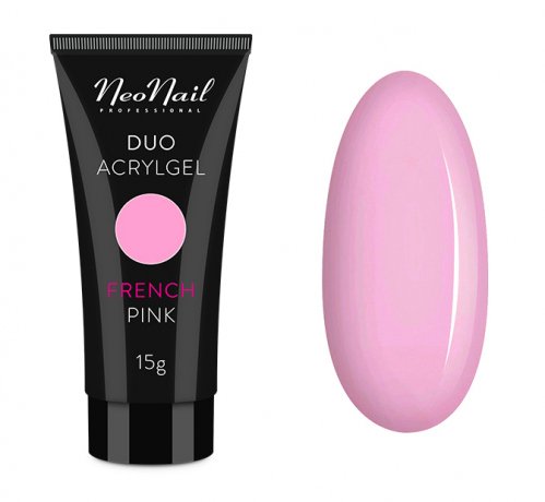  NeoNail - DUO ACRYLGEL - Akrylowo-żelowy produkt do przedłużania i modelowania paznokci - 15 g - FRENCH PINK - 15 g