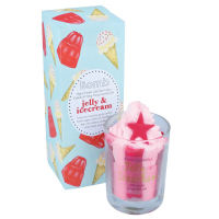 Bomb Cosmetics - Piped Candle with Pure Essential Oils - Jelly Icecream - Świeca zapachowa z pianką - JELLY ICECREAM