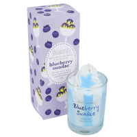 Bomb Cosmetics - Piped Candle with Pure Essential Oils - Blueberry Sundae - Świeca zapachowa z pianką - BLUEBERRY SUNDAE