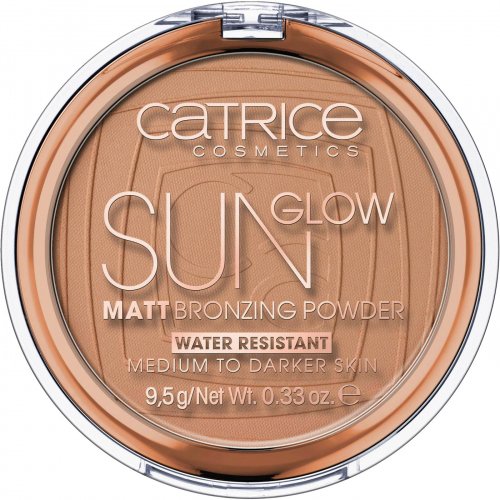 Catrice - Sun Glow - Matt Bronzing Powder - Puder brązujący - 9,5 g - 035 - UNIVERSAL BRONZE