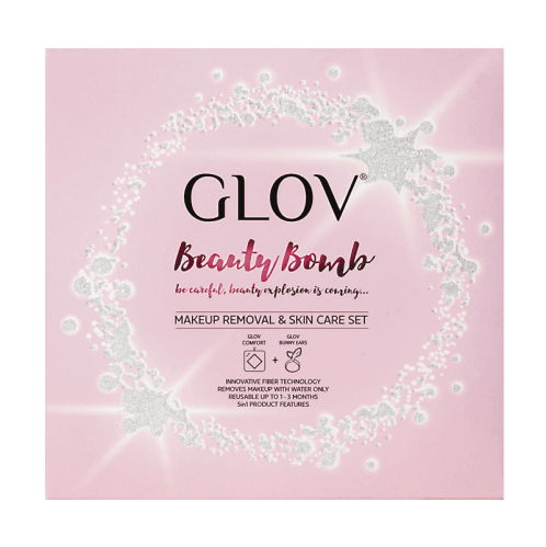 GLOV - Beauty Bomb - Glov COMFORT + Bunny Ears - Zestaw do oczyszczania i demakijażu