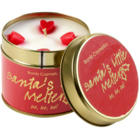 Bomb Cosmetics - Santa`s Little Melter - Ręcznie wytwarzana świeca zapachowa z olejkami eterycznymi - POMOCNIK ŚW. MIKOŁAJA