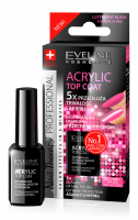 EVELINE - NAIL THERAPY PROFFESSIONAL Acrylic Top Coat - Top coat do paznokci przeciw odpryskom