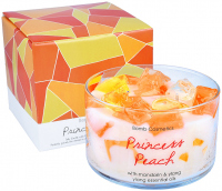Bomb Cosmetics - Princess Peach - Jelly Candle with Pure Mandarin & Ylang Ylang Essential Oils - Świeca zapachowa z galaretką