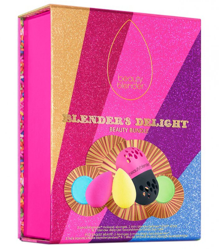 Beautyblender - Blender`s Delight Beauty Bundle - Christmas set sponges cosmetics, 2 mini soaps