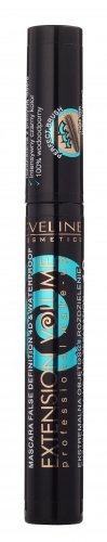 Eveline Cosmetics - EXTENSION VOLUME WATERPROOF - False Definition 4D Mascara - Wodoodporny tusz do rzęs 4D