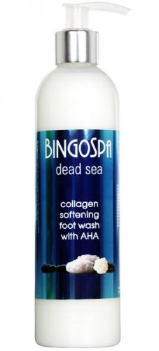 BINGOSPA - Collagen Softening Foot Wash - Kolagenowe mydło do stóp z minerałami z Morza Martwego i kwasami AHA