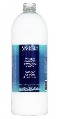 BINGOSPA - COLLAGEN FOR WASHING AND HAIR CARE - Kolagen do mycia i pielęgnacji włosów normalnych i zniszczonych - 1000ml			