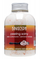 BINGOSPA - Peeling solny do ciała - Czerwona herbata i skała wulkaniczna - 580g		