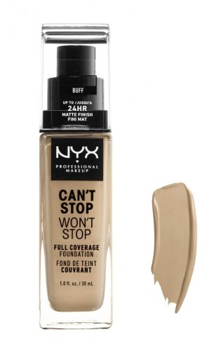 NYX Professional Makeup - CAN'T STOP WON'T STOP - FULL COVERAGE FOUNDATION - Podkład do twarzy - BUFF