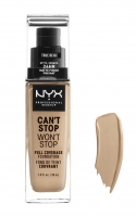 NYX Professional Makeup - CAN'T STOP WON'T STOP - FULL COVERAGE FOUNDATION - Podkład do twarzy - TRUE BEIGE - TRUE BEIGE