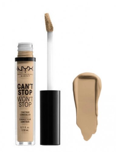 NYX Professional Makeup - CAN'T STOP WON'T STOP- CONCEALER - Korektor w płynie - TRUE BEIGE