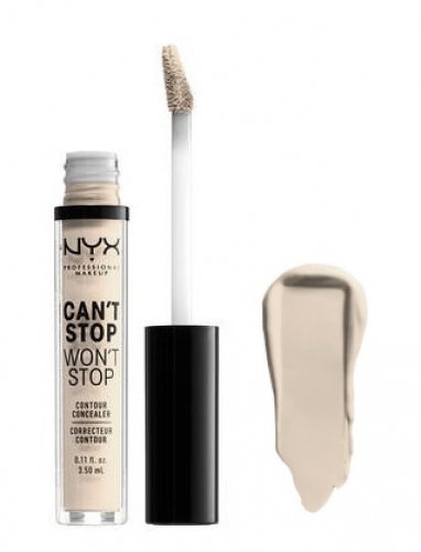 NYX Professional Makeup - CAN'T STOP WON'T STOP- CONCEALER - Korektor w płynie - PALE