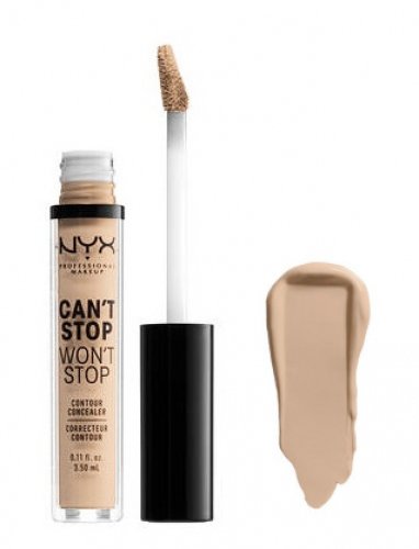 NYX Professional Makeup - CAN'T STOP WON'T STOP- CONCEALER - Liquid concealer - NATURAL