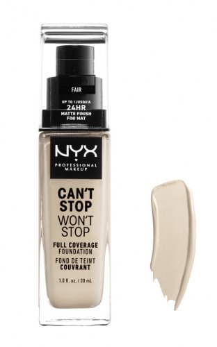 NYX Professional Makeup - CAN'T STOP WON'T STOP - FULL COVERAGE FOUNDATION - Podkład do twarzy - FAIR