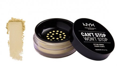 NYX Professional Makeup - CAN'T STOP WON'T STOP - SETTING POWDER - Fixing face powder - BANANA