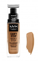NYX Professional Makeup - CAN'T STOP WON'T STOP - FULL COVERAGE FOUNDATION - Podkład do twarzy - GOLDEN HONEY - GOLDEN HONEY