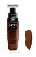 NYX Professional Makeup - CAN'T STOP WON'T STOP - FULL COVERAGE FOUNDATION - Podkład do twarzy - DEEP WALNUT - DEEP WALNUT