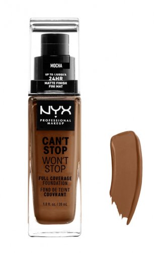 NYX Professional Makeup - CAN'T STOP WON'T STOP - FULL COVERAGE FOUNDATION - Face foundation - MOCHA