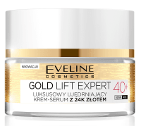 Eveline Cosmetics - GOLD LIFT EXPERT - Luksusowy ujędrniający krem-serum z 24k złotem - 40+
