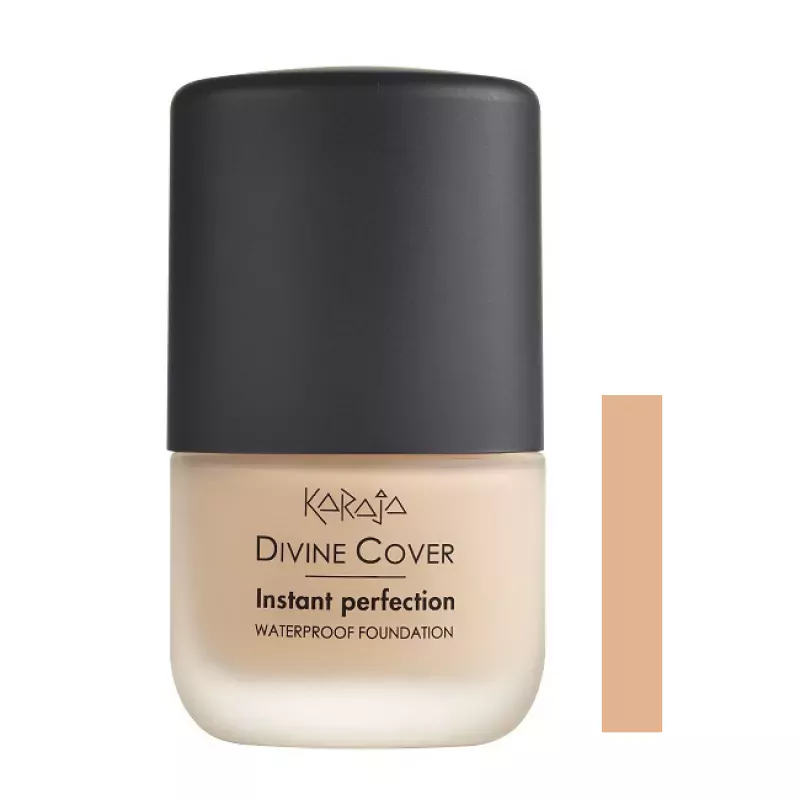 Тональная основа Karaja Divine Cover Waterproof Foundation водостойкая, полное покрытие, оттенок 2, 30 мл