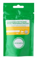 Ecocera - Anti-wrinkle cosmetic mask based on pink clay with caffeine, lycopene, gold, silver and colloidal copper - 50 g