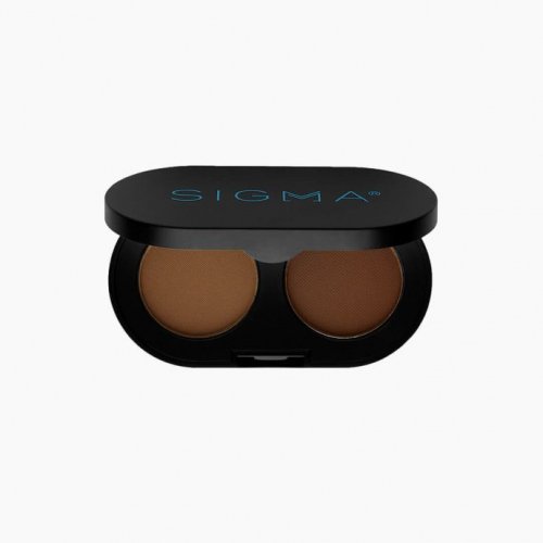 Sigma - COLOR + SHAPE BROW POWDER DUO - Zestaw 2 pudrów do brwi - MEDIUM