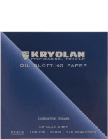 KRYOLAN - OIL BLOTTING PAPER - Matting paper 50 pcs - ART. 9789
