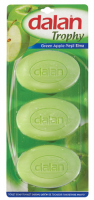 Dalan - TROPHY SOAP - Zestaw 3 mydeł w kostce - JABŁKO