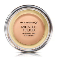 Max Factor - MIRACLE TOUCH - Cream-To-Liquid Foundation - Kremowy podkład do twarzy - 11.5 g - 045 - WARM ALMOND - 045 - WARM ALMOND