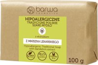 Barwa Hypoallergenic Traditional Polish Gray Bar Soap With Dandelion Extract 100g